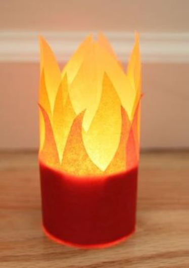 Pentecost candle
